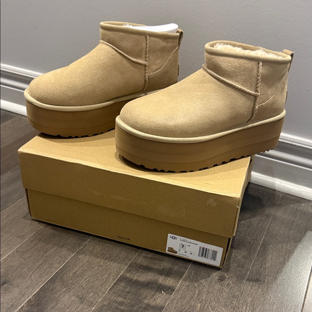 Ugg platform boots